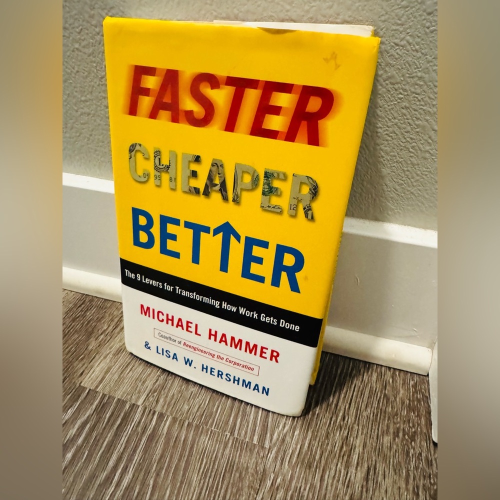 Faster Cheaper Better Book - Picture 3 of 5
